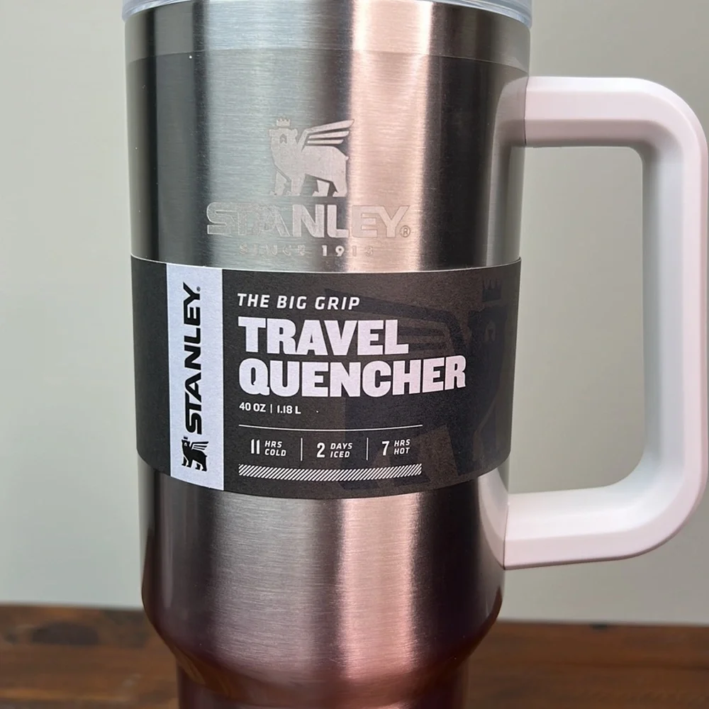 Last 1 - Stanley Limited Edition 40oz Stainless Steel Adventure Quencher Tumbler - Picture 5 of 10